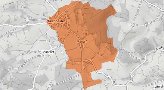Mietspiegelkarte Lemgo Matorf Kirchheide